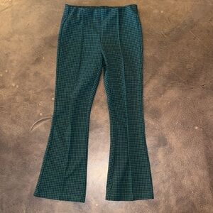 Cat & Jack Girls Green Checkered Pants